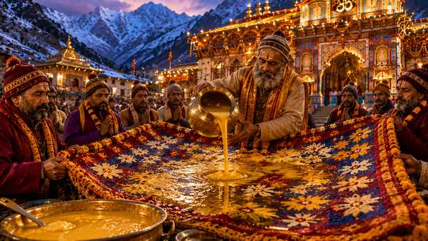 Pure Ghee Used in Badrinath Ritual