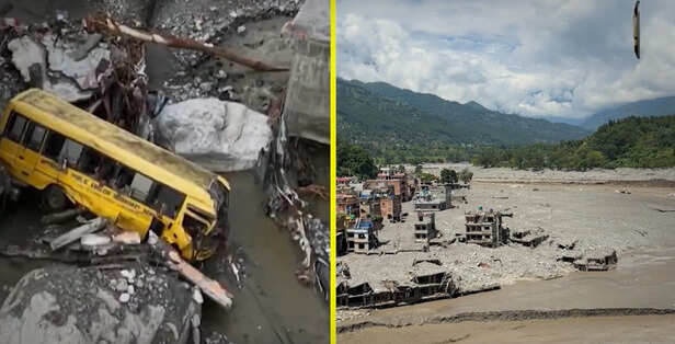कल तक बच्चों से गूंजता था  स्कूल आज मलबे में दबा