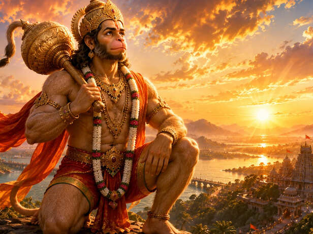 Jambavan Encouraging Hanuman Ji