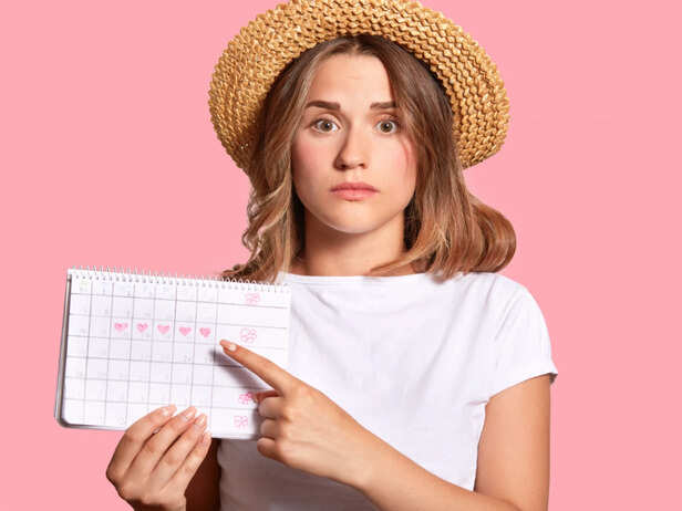 Woman Tracking Her Menstrual Cycle