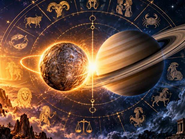 Mercury Meets Saturn in the Zodiac