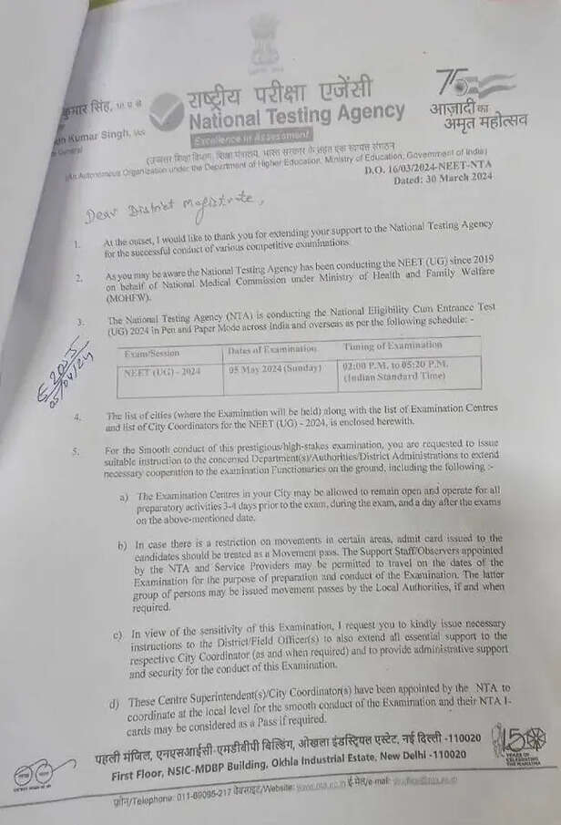 INDORE NEET PG 2024 exam 3