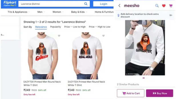 Meesho backlash t shirts Lawrence Bishnoi image - Meesho faces backlash for  selling t shirts featuring Lawrence Bishnoi image - India Today