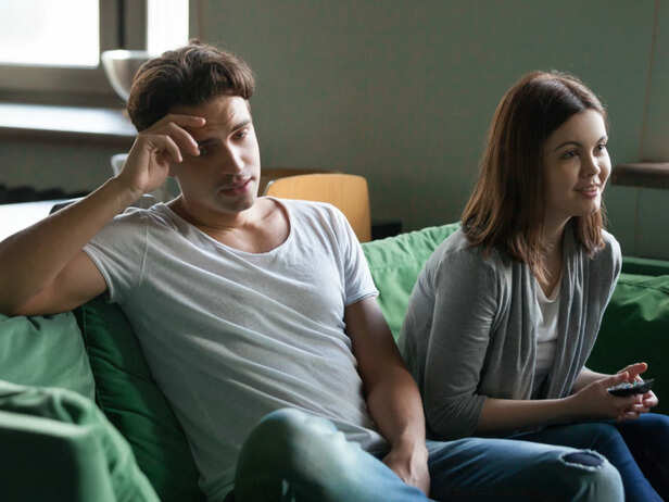 Busy Man Making Time For His Partner