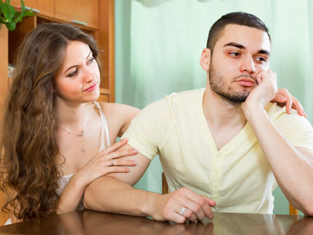 Stressed couple
