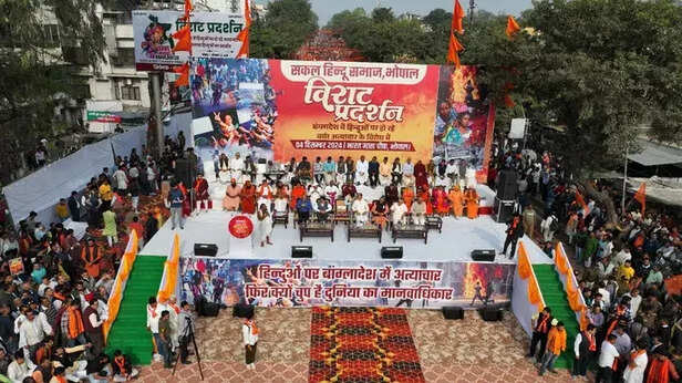 bhopal Hindus Protest