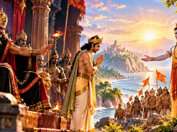 The Ramayana presents a powerful conflict between family loyalty and dharma.