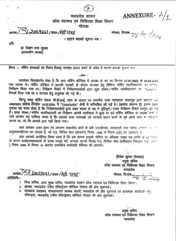 nursing-college-recognition-scam-jabalpur-high-court-ruling