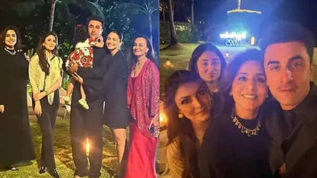 NEW YEAR: रणबीर ने दौड़कर लगाया आलिया को गले, शिल्पा ने फैमिली संग मनाया  जश्न - ranbir kapoor alia bhatt to shilpa shetty new year 2025 celebration  - Asianetnews Hindi