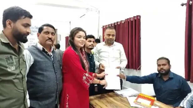 Monika Singh filed her nomination