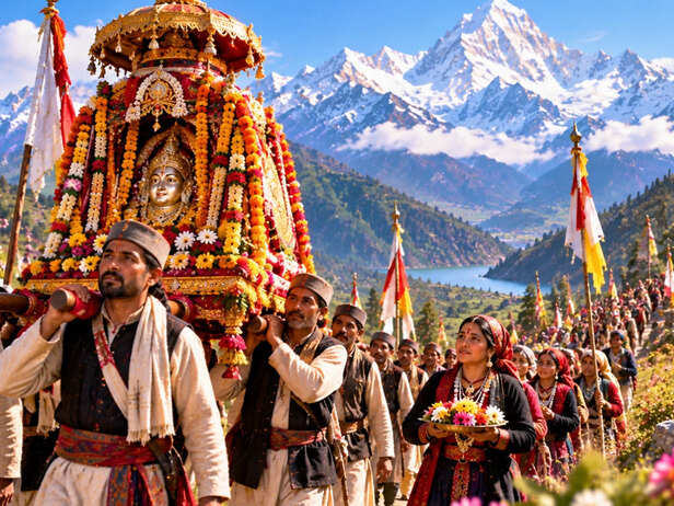 Nanda Devi Raj Jat Procession