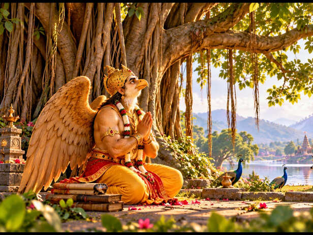 Garuda Beneath the Sacred Banyan Tree