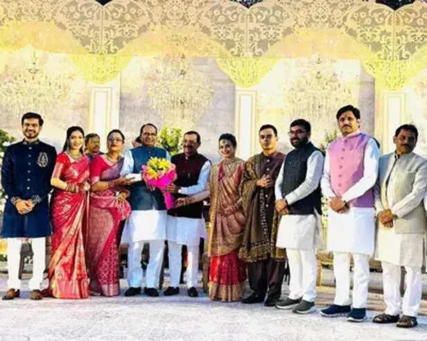 shivraj singh sons reception party 1