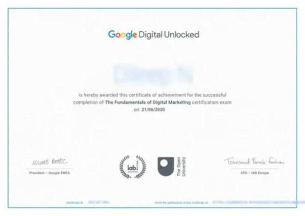 10 Google डिजिटल मार्केटिंग सर्टिफिकेशन निःशुल्क