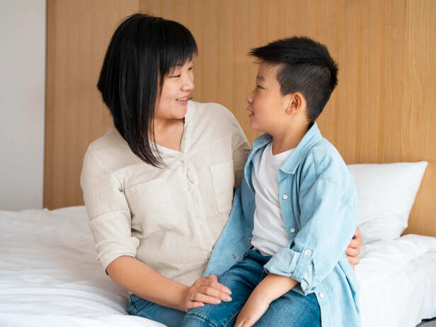 Kid and his Mother