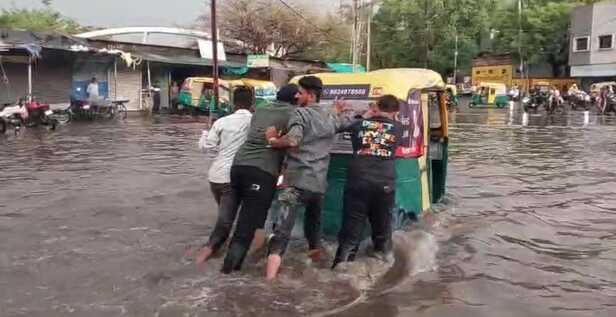 indore rain alert nagar nigam