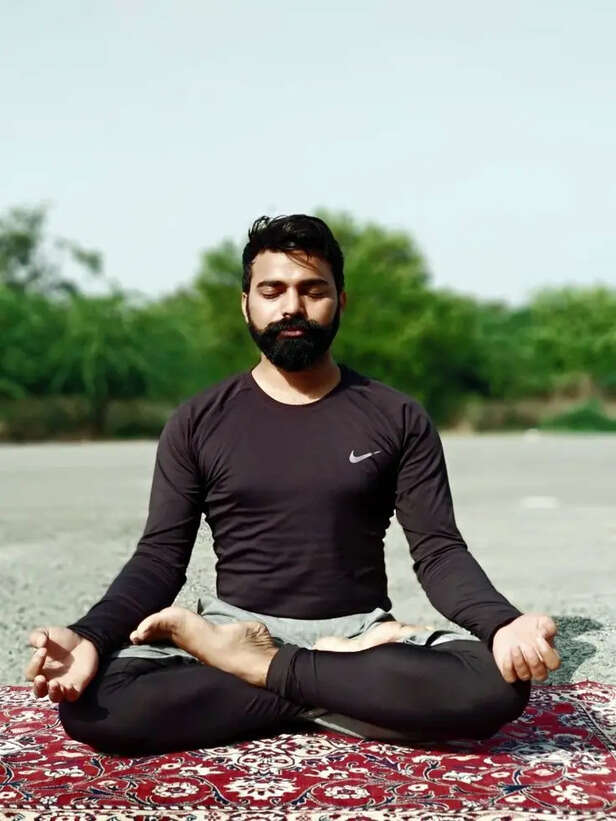 The Lotus pose! (Padmasana) पद्मासन