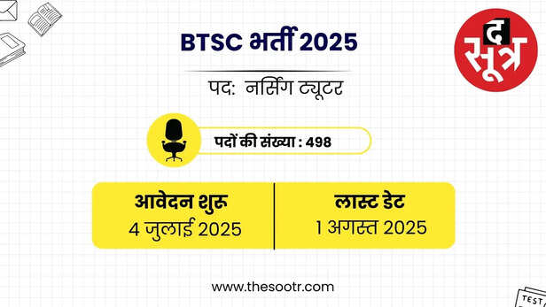 BTSC Recruitment 2025