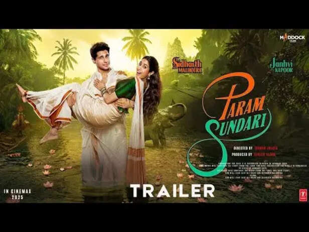 Param Sundari - Official Trailer l Siddharth Malhotra l Jhanvi Kapoor l  Dinesh Vijan l In 2025 - YouTube