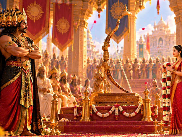watching televised versions of the Ramayana,