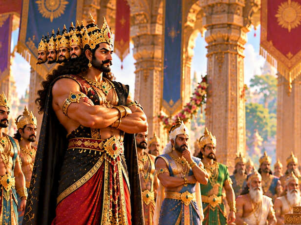 Ravana at Sita’s Swayamvar