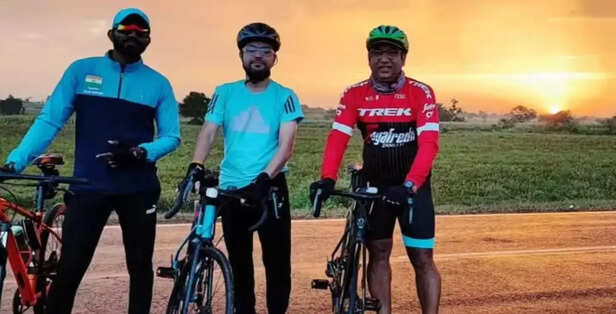 IAS Adity Singh cycling
