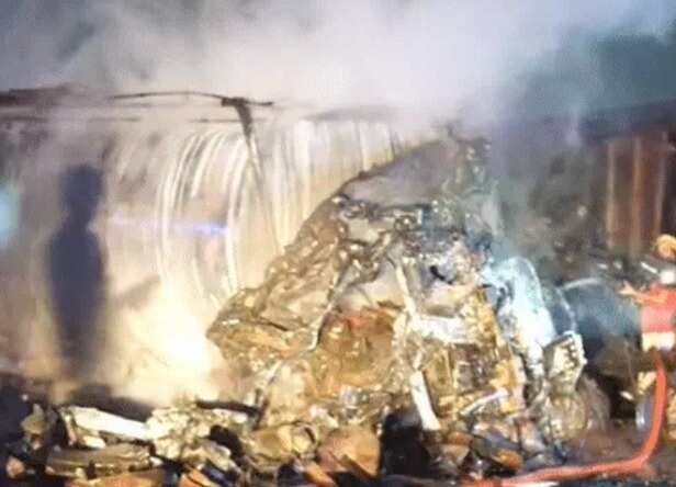 rajasthan-jaipur-ajmer-highway-chemical-tanker-lpg-cylinder-accident-2025