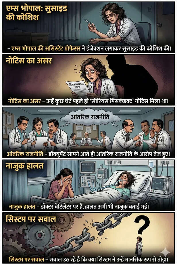 bhopal-aiims-doctor-rashmi-verma-suicide-attempt