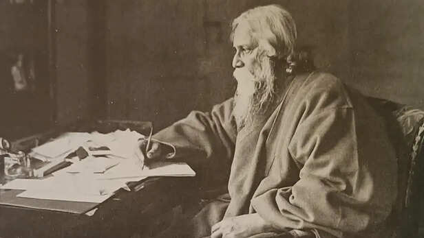 रवींद्रनाथ टैगोर ने क्या जॉर्ज पंचम के सम्मान में लिखा था 'जन गण मन...':  विवेचना - BBC News हिंदी