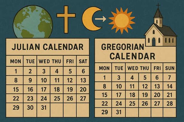 Difference Between Julian and Gregorian Calendars | Explained - Bharat  Articles