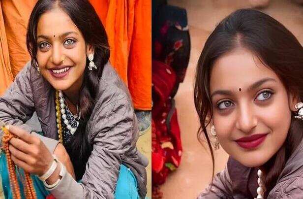 वायरल गर्ल मोनालिसा महाकुंभ छोड़ पहुंचीं महेश्वर, फिल्मों में काम को लेकर  तोड़ी चुप्पी - viral girl monalisa left maha kumbh and reached maheshwar -mobile