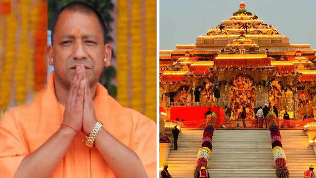सीएम योगी की निगरानी में अयोध्या में होगा भव्य कार्यक्रम, 25 नवंबर को पीएम  मोदी करेंगे राम मंदिर के मुख्य शिखर पर ध्वजारोहण - grand ceremony to be  held in ...