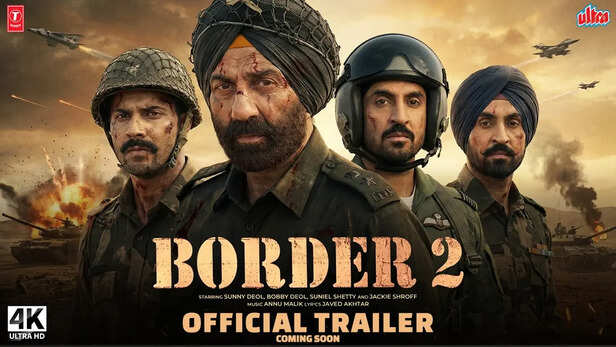 Border 2 - Hindi Trailer | Sunny Deol | Diljit Dosanjh | Varun Dhawan |  Ahaan Shetty | In 2025