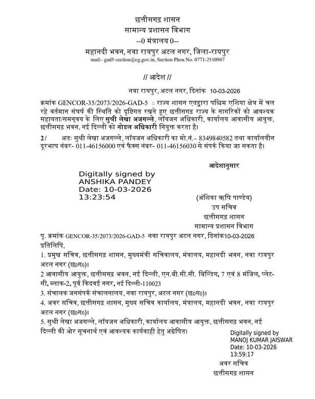 Delhi nodel officer