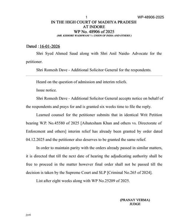 indore gutkha king ed money laundering high court