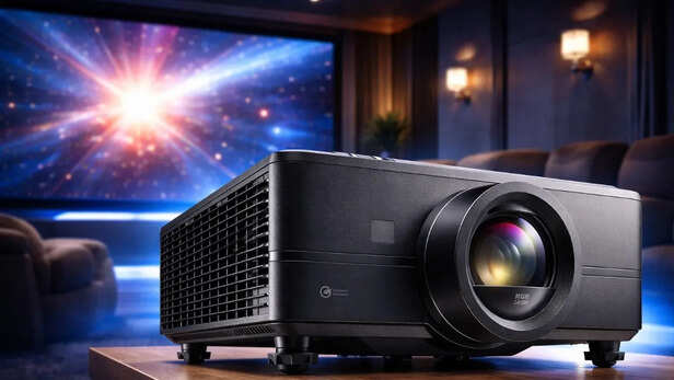 थिएटर जाने की जरूरत ही खत्म, IMAX और Dolby विजन के साथ लॉन्च हुआ Optoma का  लेजर 4K प्रोजेक्टर - Optoma 4k triple laser rgb projector imax dolby vision  support launched in