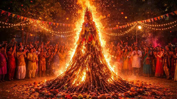 होली पर भद्रा और चंद्र ग्रहण का दुर्लभ संयोग, जानिए नियम और कब करें होलिका  दहन | holika dahan 2026 bhadra and lunar eclipse rules timing and rituals