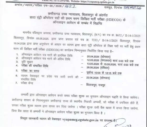 Data Entry Operator Recruitment