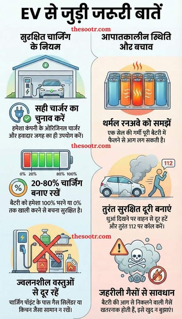 electric vehicle fire broke indore