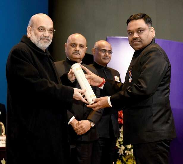 IPS Amit Kumar awarded President's Police Medal - The Hitavada