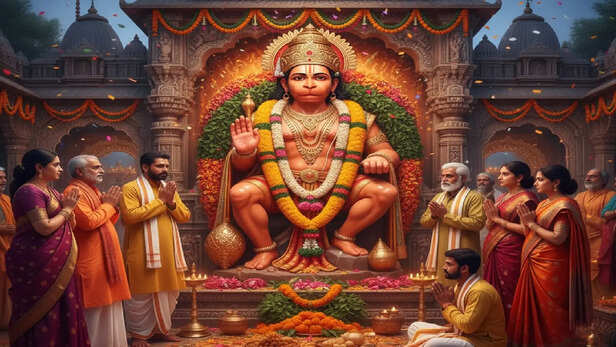 Hanuman Janmotsav 2026: चैत्र पूर्णिमा को मनाया जाएगा हनुमान जी का जन्मदिन,  जानिए तारीख और पूजा विधि - hanuman janmotsav 2026 celebrated on chaitra  purnima know the date and puja vidhi ...