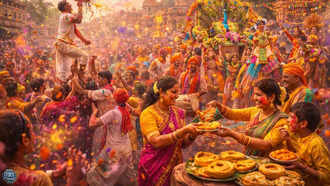 holi in india