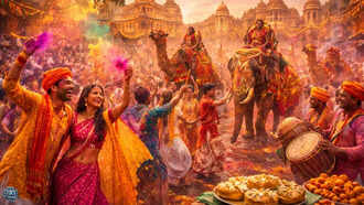 holi in india