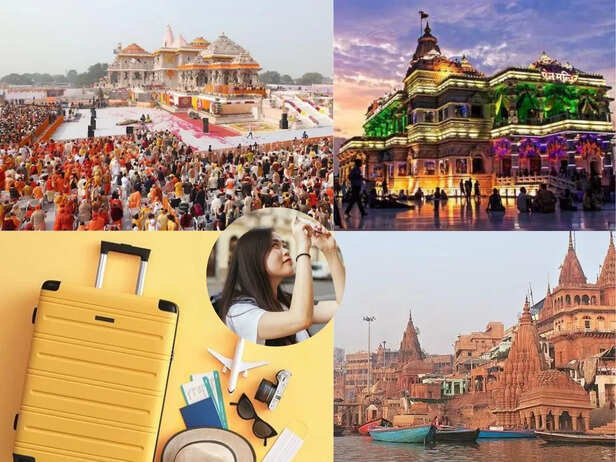 UP में धार्मिक पर्यटन का बूम: अयोध्या-काशी ने तोड़े रिकॉर्ड, 65 करोड़ पर्यटक  पहुंचे, राम मंदिर बना मुख्य आकर्षण - ayodhya kashi broke the record of 65  crore tourists ...
