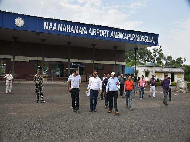 करीब दो साल पहले कंपनी के अधिकारी अंबिकापुर आकर एयरपोर्ट की सुविधाओं का जायजा ले चुके थे। (फाइल)