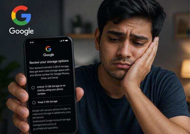 Google पर क्या अब सिर्फ 5GB स्टोरेज FREE मिलेगी? 15GB स्टोरेज पाने के लिए  रखी यह शर्त!
