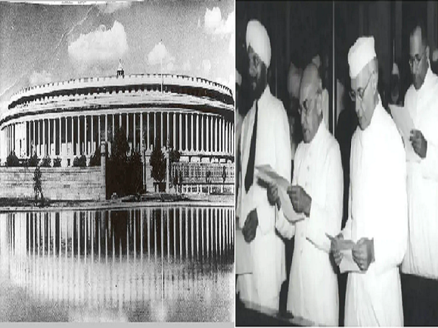 Hindi-On this Day - 13 May: The first session of the Parliament of  independent India was held