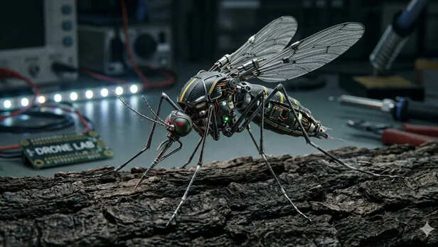 चीन के 'मच्छर ड्रोन' से सावधान! ये काटता नहीं बल्कि जासूसी करता है - china  mosquito sized micro drone raises privacy and security concerns -