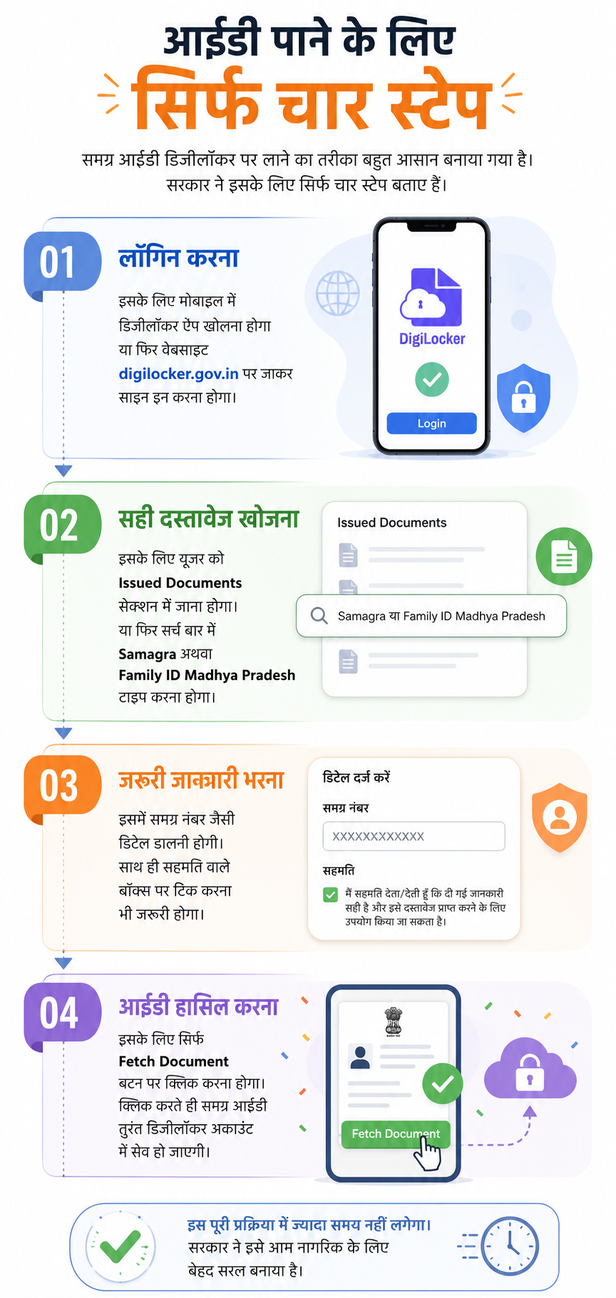 समग्र आईडी अब डिजीलॉकर पर