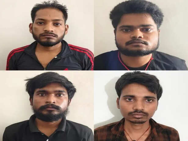 पकड़े गए बदमाश, जो बिहार, यूपी व एमपी के शहर से ताल्लुक रखते हैं। - Dainik Bhaskar